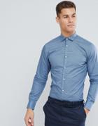 Jack & Jones Premium Slim Fit Shirt In Print - Blue