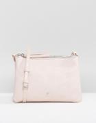 Fiorelli Exclusive Double Compartment Cross Body Bag In Blush - Pink