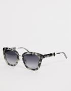 Marc Jacobs Square Frame Gray Tort Sunglasses - Gray