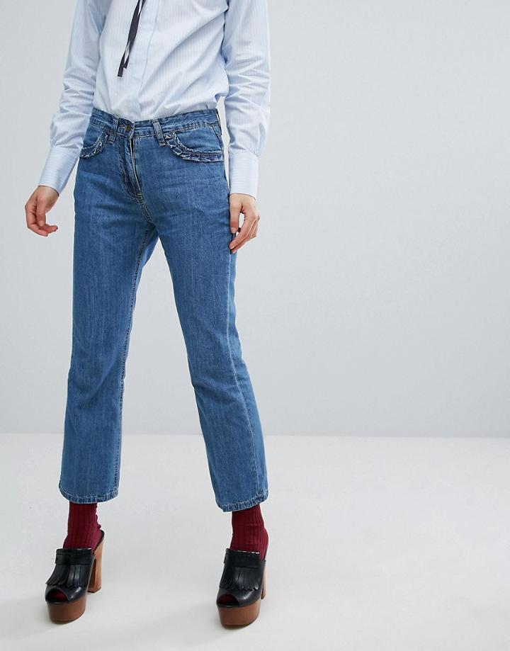 Paul & Joe Sister Frill Detail Jeans - Blue