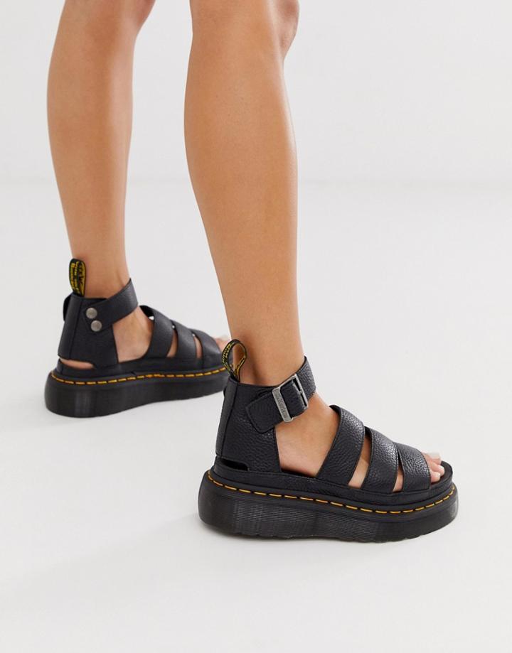 Dr Martens Clarissa Ii Quad Chunky Sandals In Black