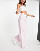 Cotton: On Straight Leg Pant In Pink