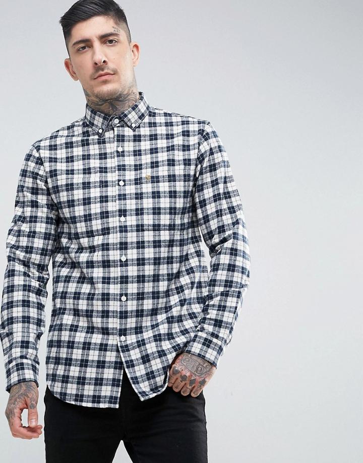 Farah Coleville Casual Regular Fit Shirt In Blue - Blue