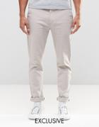 Brooklyn Supply Co Skinny Chinos In Beige - Beige