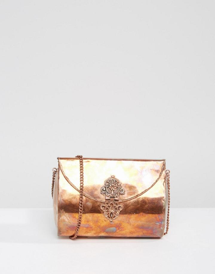 Park Lane Handmade Copper Metal Bag - Copper