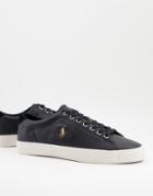 Polo Ralph Lauren Sneakers In Black-white