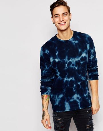 Zee Gee Why Crew Sweatshirt Sandlot California Dreamin' - Blue