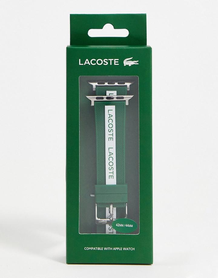 Lacoste Smart Watch Strap In Green