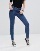 Noisy May Lucy Super Slim Jeans - Blue