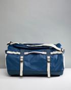 The North Face Base Camp Duffel Bag Small 50 Litres In Blue/white - Blue