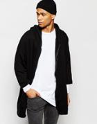 Kubban Long Oversize Hoody - Black