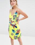 Oasis Tropical Placement Cami Dress - Multi