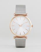 New Look Mesh Strap Watch - Pink