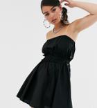 Collusion Toggle Side Mini Dress - Black