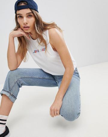 Santa Cruz Logo Tank Top - White