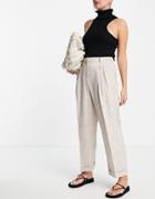 Topshop Tailored Sweatpants In Mocha-brown