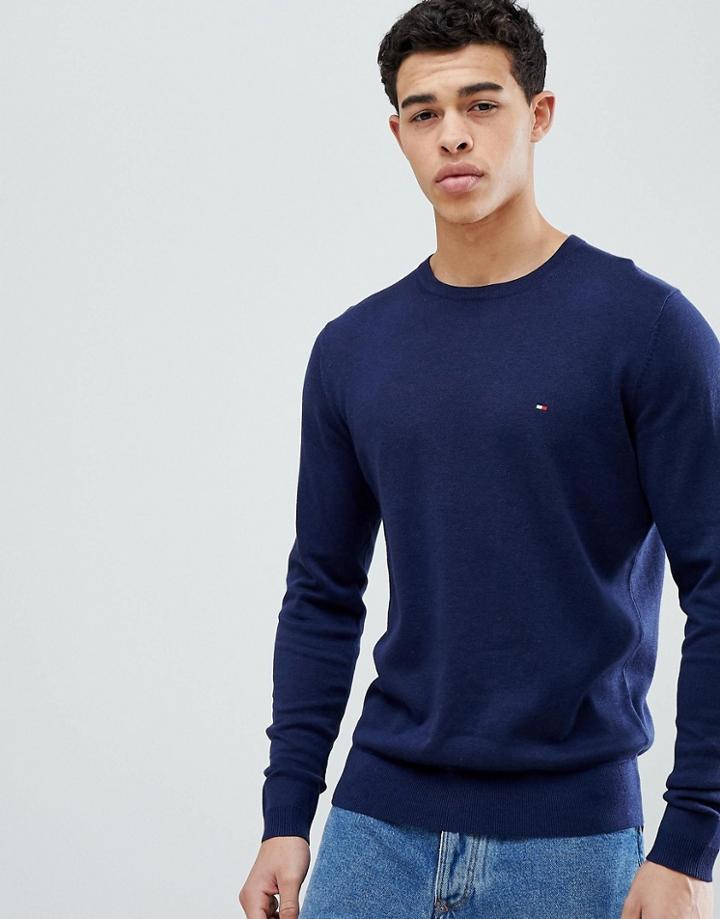 Tommy Hilfiger Logo Sweatshirt - Navy