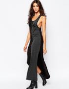Aka Drop Arm Sleeveless Jersey Dress