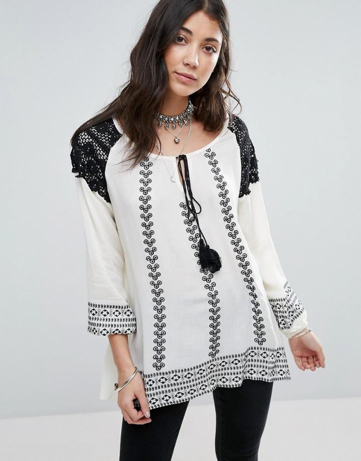 Raga Route 66 Tunic - Cream