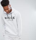 Nicce Sweatshirt In Gray With Chest Logo Exclusive To Asos