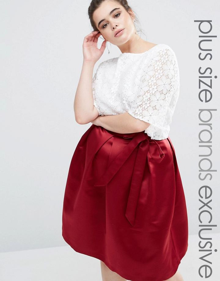 Closet Plus Lace Shell Top - Cream