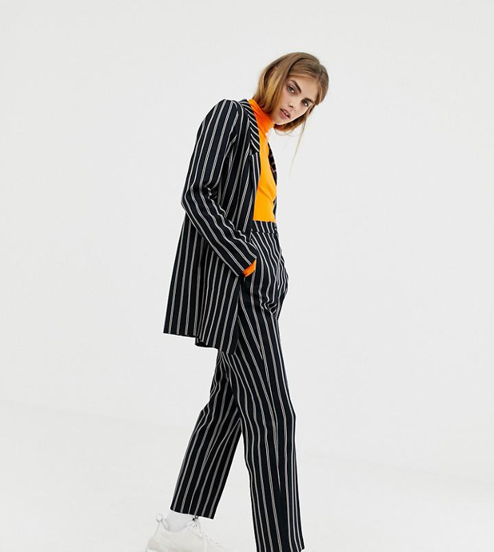 Collusion Stripe Cigarette Pants - Multi