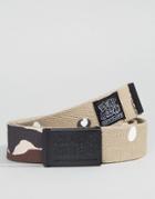 Cheats And Thieves Clip Belt In Night Camo Print - Green