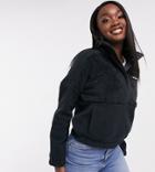 Columbia Lodge Sherpa Pullover Fleece In Black Exclusive At Asos