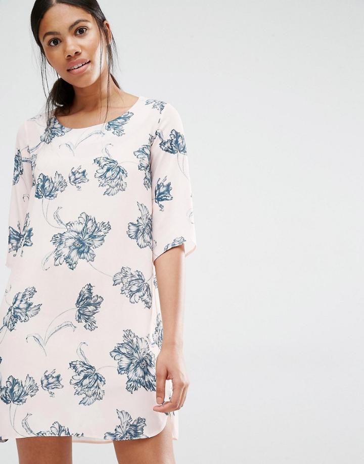 Love Printed Tunic Dress - Multi