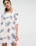 Love Printed Tunic Dress - Multi