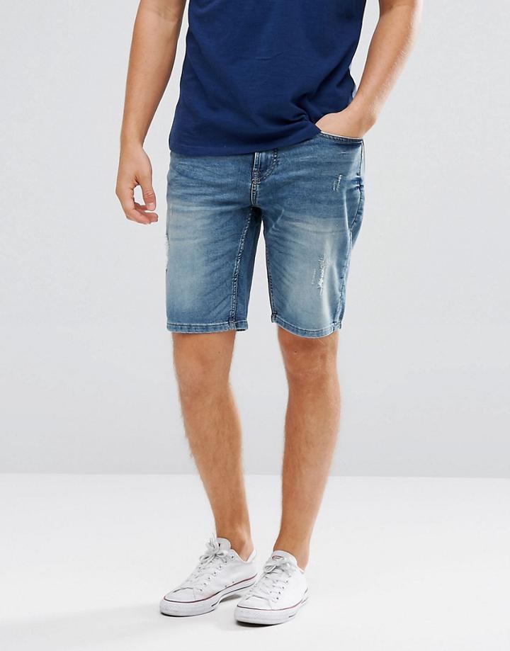 Troy Jogger Shorts - Blue
