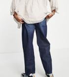 Collusion X014 90s One Glass One Garment Baggy Jeans In Blue