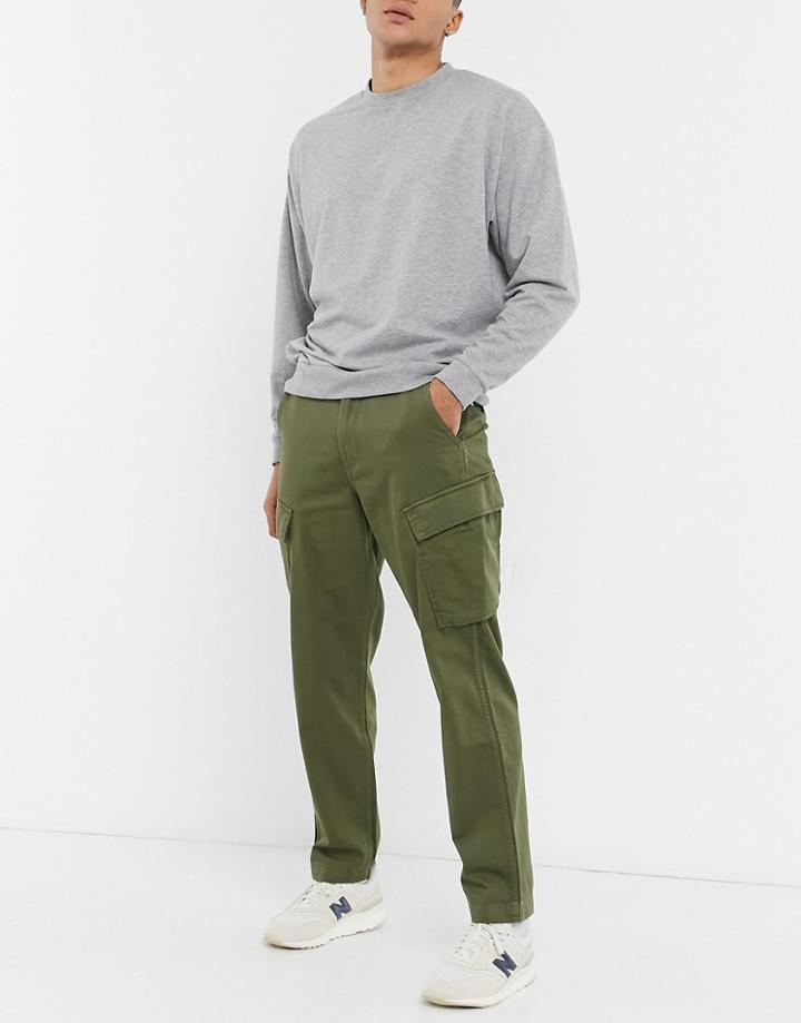 Levi's Xx Taper Cargo Ii With Pockets In Olive Green