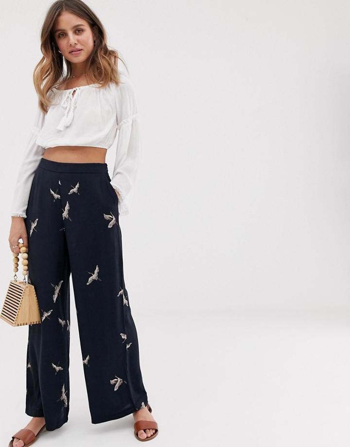 Mango Shift Pants - Blue