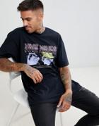 Boohooman T-shirt With Minds Print In Black - Black