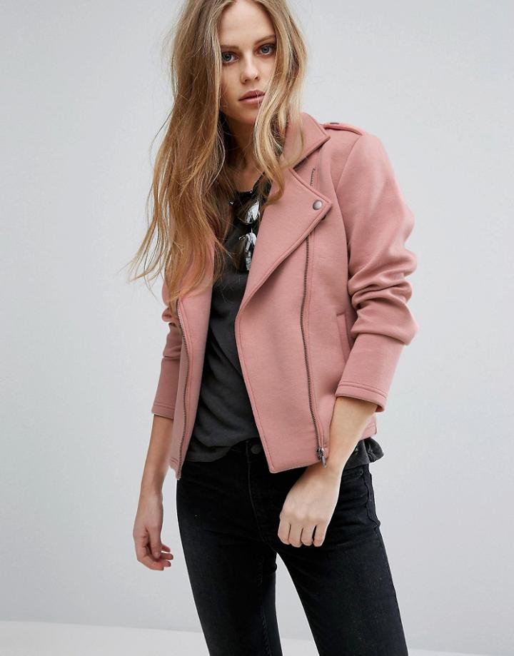Vila Jersey Biker Jacket - Multi