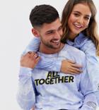 Life Is Beautiful Unisex Long Sleeve T-shirt In Tie Dye - Multi