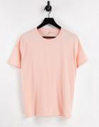 Only T-shirt In Peach-orange