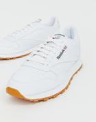 Reebok Classics Leather Sneakers In White