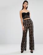 Self Portrait Lara Trousers - Black