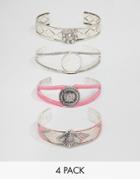 New Look Bracelet Cuff Pack - Pink