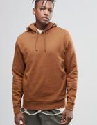 Asos Hoodie In Tan - Auburn