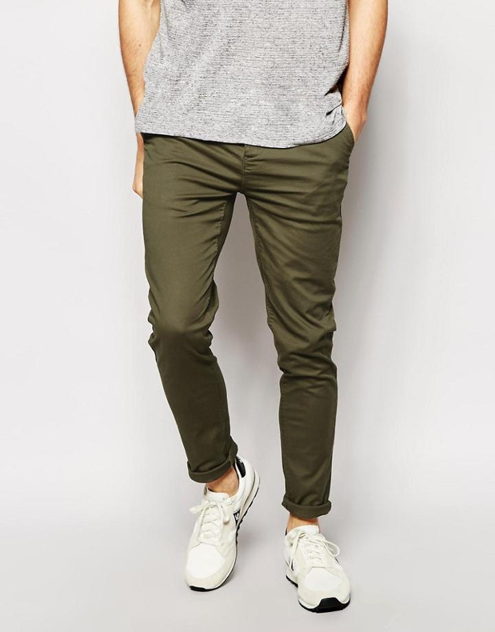 Asos Skinny Chinos - Green
