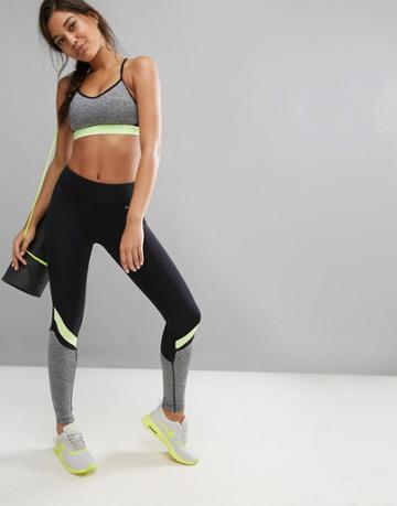 Elle Sports Performance Gym Leggings - Black