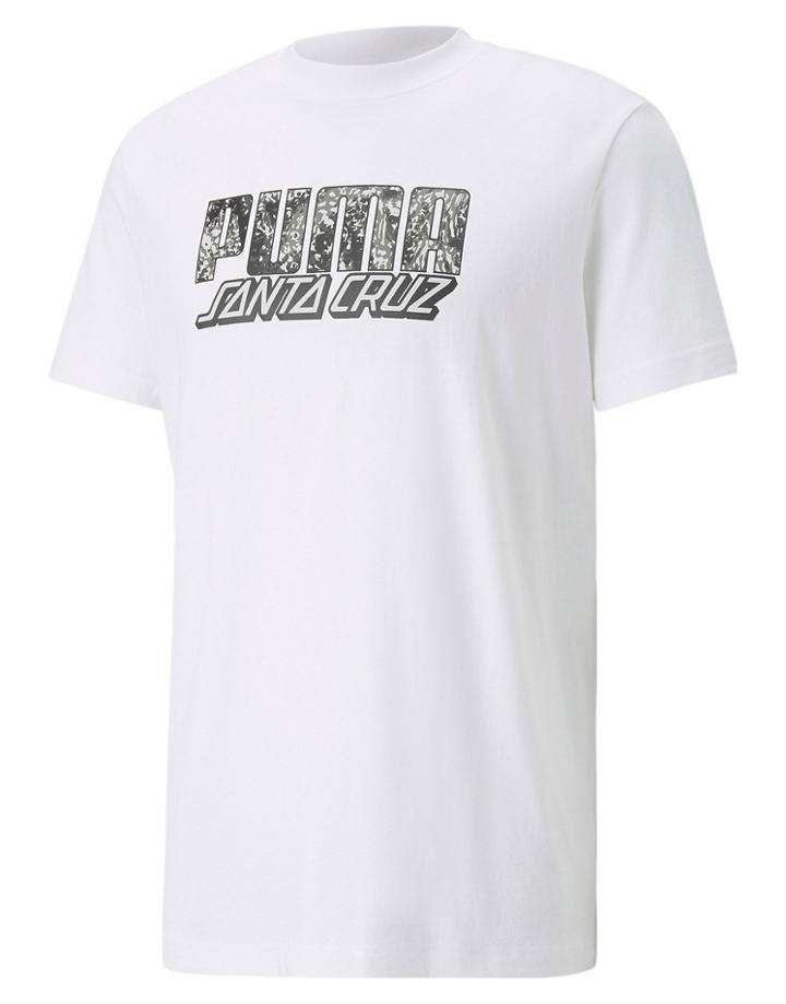 Puma X Santa Cruz Graphic T-shirt In White