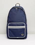 Fred Perry Twin Tipped Backpack In Navy - Navy