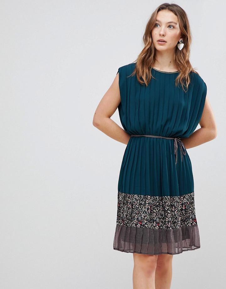 Deby Debo Verdo Mixed Print Dress - Green
