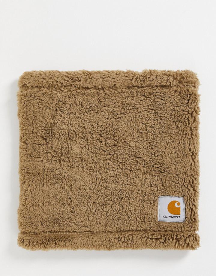 Carhartt Wip Jackston Neck Warmer In Brown