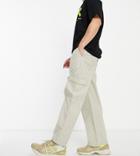 Collusion 90s Fit Utility Pants In Stone-neutral