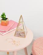 New Look Pyramid Jewelry Stand - Gold